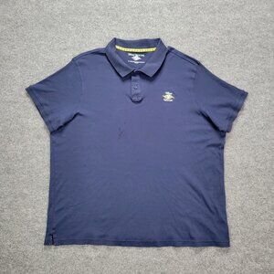 Disney Cruise Line Polo Shirt Mens 3XL Short Sleeve Blue Golf Mickey‎ Preppy